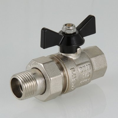 Кран шаровый с накидной гайкой Valtec 1/2" МF VT.327