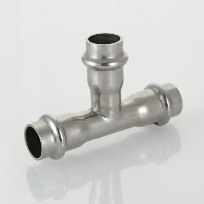 Тройник из нержавеющей стали Valtec 22х15х22