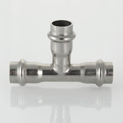 Тройник из нержавеющей стали Valtec 22х15х22