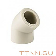 Угольник РосТурПласт PN25 45° внутр/внутр 63 арт.11028