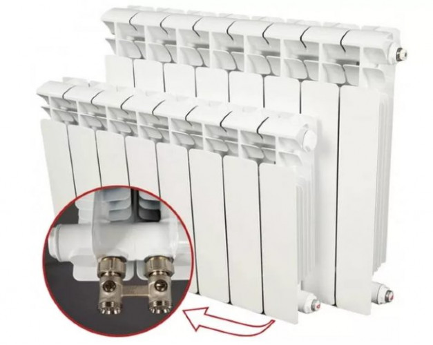 Радиатор биметаллический Rifar Base Ventil 350 BVL 6 секций