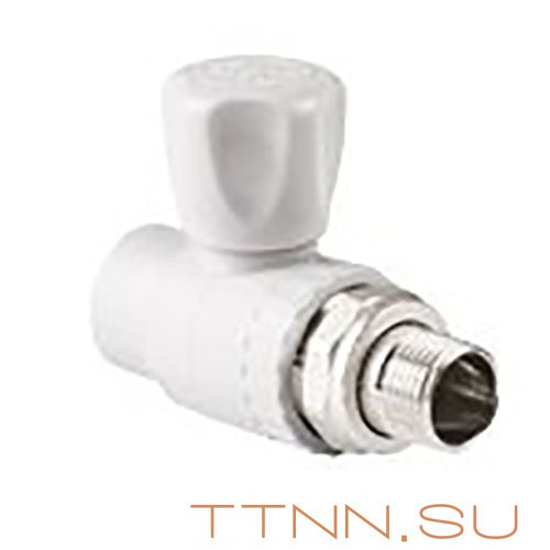 Кран РосТурПласт шаровой для радиатора прямой 25х3/4" арт.27861