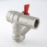 Кран шаровый с встроенным прямым фильтром Valtec 1/2 VT.294.N.04 FF