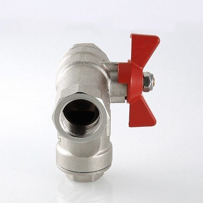 Кран шаровый с встроенным прямым фильтром Valtec 1/2 VT.294.N.04 FF