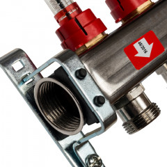 Коллекторный блок STOUT 1&quot;х4х3/4&quot; с расходомерами