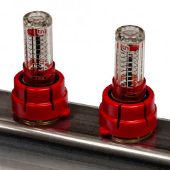 Коллекторный блок STOUT 1&quot;х4х3/4&quot; с расходомерами