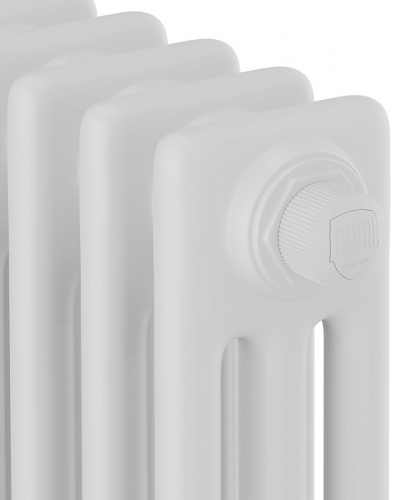 Стальной трубчатый радиатор 3-колончатый Royal Thermo Insignia VC3030 - 28 секц. RAL9016, нижнее 1/2