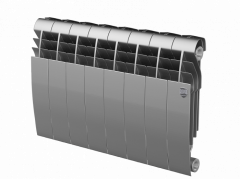 Биметаллический радиатор Royal Thermo Biliner 350 Silver Satin 8 секц.