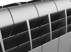 Биметаллический радиатор Royal Thermo Biliner 350 Silver Satin 8 секц.