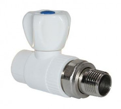 Кран шаровой для радиатора прямой Valfex 25х3/4