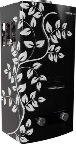 Газовый проточный водонагреватель VilTerm S10 Print (лоза) черная