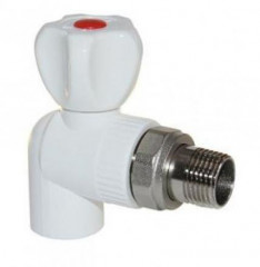 Кран шаровой для радиатора угловой Valfex 25х3/4