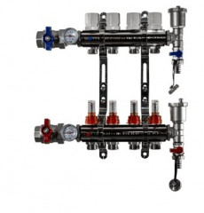 Коллекторная группа TIM KA004 4 выхода латунь