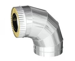 Сэндвич-отвод угол 90° Ф130х200