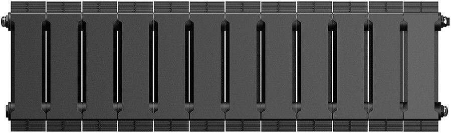 Биметаллический радиатор Royal Thermo PianoForte 200 /Noir Sable - 12 секц.