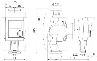 Циркуляционный насос Wilo-Stratos PICO 25/1-6