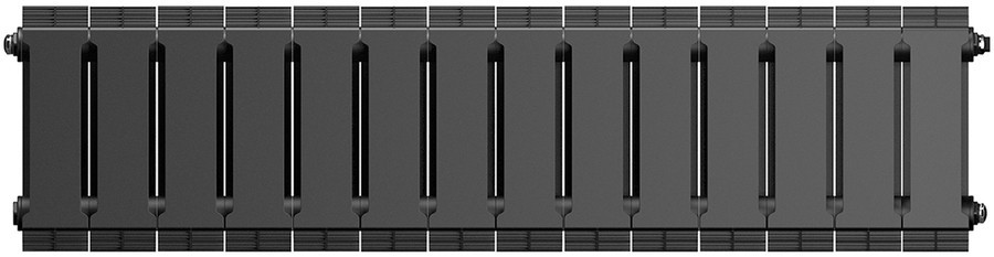 Биметаллический радиатор Royal Thermo PianoForte 200 /Noir Sable - 14 секц.
