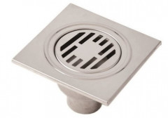 Трап вертикальный из нержавеющей стали TIM 15х15 BAD011501