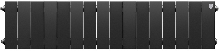 Биметаллический радиатор Royal Thermo PianoForte 200 /Noir Sable - 16 секц.