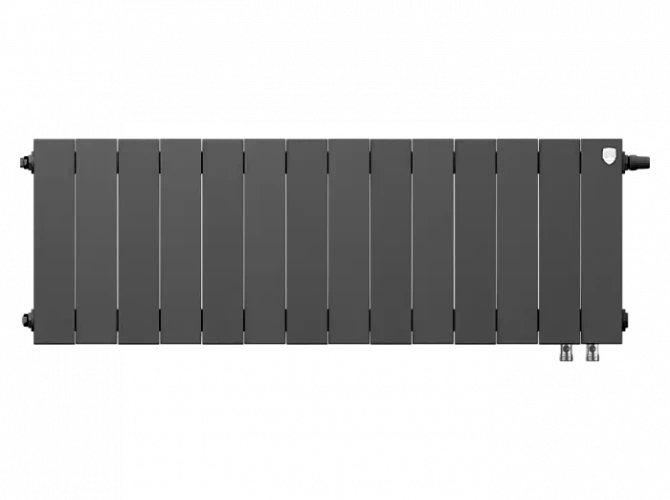 Биметаллический радиатор отопления Royal Thermo PianoForte 300 14 секций Noir Sable VDR