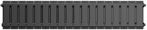 Биметаллический радиатор Royal Thermo PianoForte 200 /Noir Sable - 18 секц.