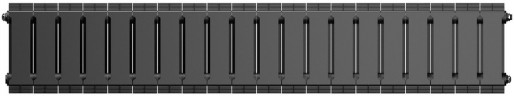 Биметаллический радиатор Royal Thermo PianoForte 200 /Noir Sable - 20 секц.