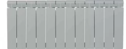 Радиатор биметаллический Global Style Plus 350 (12 секций) серый