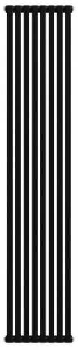 Стальной трубчатый радиатор 2-колончатый Royal Thermo Shift Q30 C2180 - 08 секц. RAL9005m, боковое 1/2