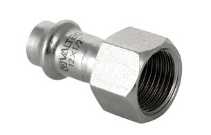 Пресс-фитинг из нержавеющей стали с внутренней резьбой Valtec 28х3/4