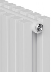 Стальной трубчатый радиатор 2-колончатый Royal Thermo Shift Q30 C2180 - 08 секц. RAL9016, боковое 1/2