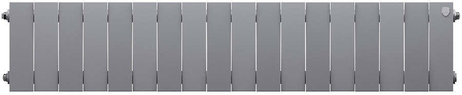 Биметаллический радиатор Royal Thermo PianoForte 200 /Silver Satin - 18 секц.