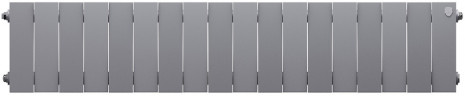 Биметаллический радиатор Royal Thermo PianoForte 200 /Silver Satin - 18 секц.