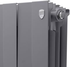 Биметаллический радиатор Royal Thermo PianoForte 200 /Silver Satin - 18 секц.