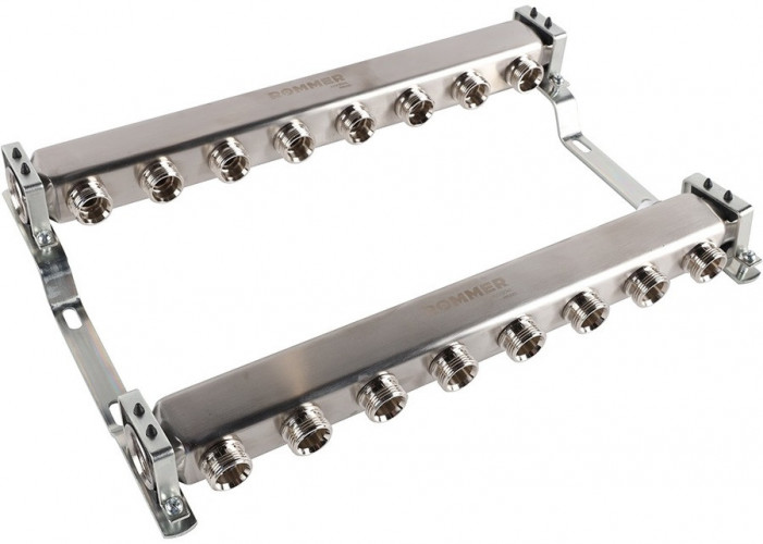 Для отопления Rommer 1"/3/4"x8 для радиаторной разводки (RMS-4401-000008)