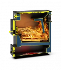 Твердотопливный котел Теплодар Куппер 22-В Практик