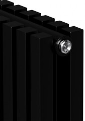 Стальной трубчатый радиатор 2-колончатый Royal Thermo Shift Q30 C2180 - 12 секц. RAL9005m, боковое 1/2