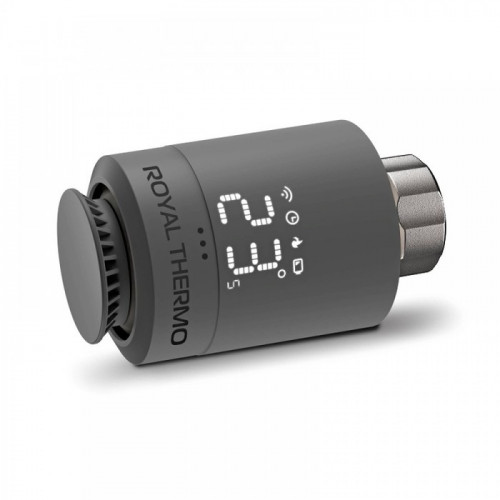 Термоголовка Royal Thermo набор для дистанционного управления Smart Heat, серебристый