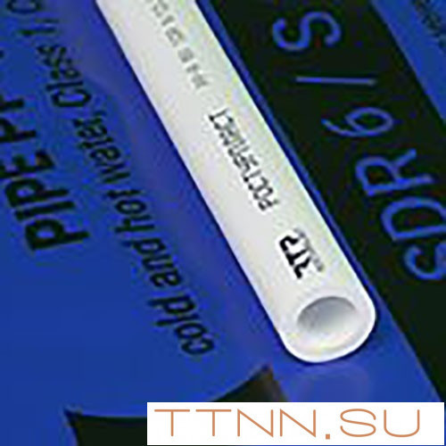 Труба РосТурПласт PN20, SDR6 (горячая и холодная вода) 32х4000 мм белая арт.10307