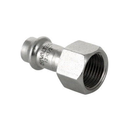Пресс-фитинг из нержавеющей стали с внутренней резьбой Valtec 22х1/2" VTi.902.I.002204