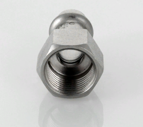 Пресс-фитинг из нержавеющей стали с внутренней резьбой Valtec 22х1/2" VTi.902.I.002204