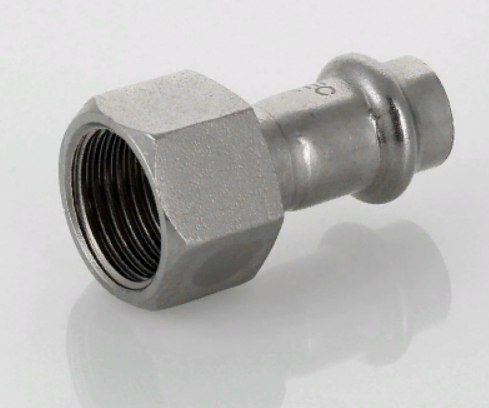 Пресс-фитинг из нержавеющей стали с внутренней резьбой Valtec 22х1/2" VTi.902.I.002204