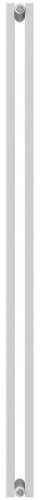 Стальной трубчатый радиатор 2-колончатый Royal Thermo Shift Q30 C2180 - 14 секц. RAL9016, боковое 1/2