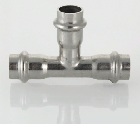 Тройник из нержавеющей стали Valtec 28х15х28 VTi.931.I.281528