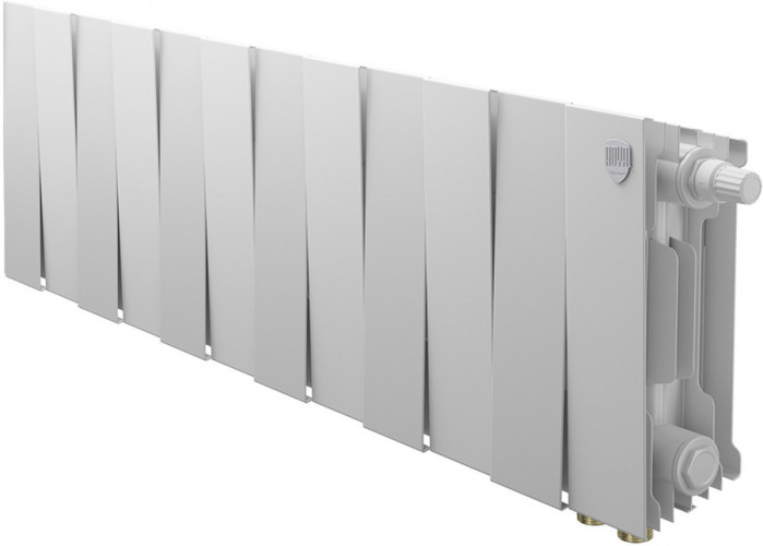 Биметаллический радиатор Royal Thermo Pianoforte 200 VD 12 секц. Bianco Traffico