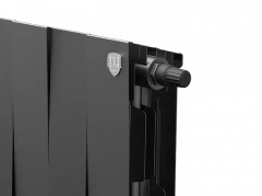 Биметаллический радиатор отопления Royal Thermo PianoForte 200 20 секций Noir Sable VDR