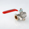 Кран шаровый с дренажным вентилем Valtec 1 VT.245