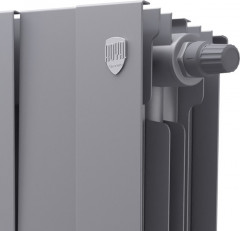 Биметаллический радиатор Royal Thermo Pianoforte 200 VD 14 секц. Silver Satin