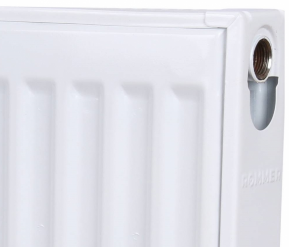 Стальной панельный радиатор Тип 21 Rommer Ventil 21/300/800 нижнее правое подключение
