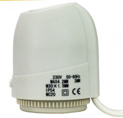 Сервопривод термоэлектрический 230V нормально-закрытый TIM М30х1,5 M325NC