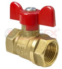 Кран шаровой VALFEX 1/2 ручка-бабочка VF.217.LB1.012
